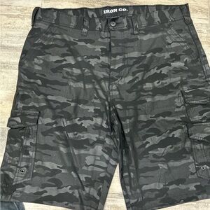 Iron company cargo shorts